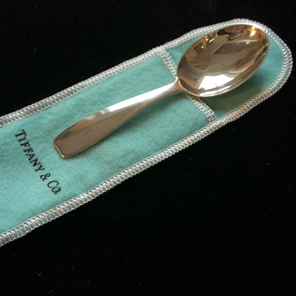 RARE, HTF Tiffany & Co Cordis Baby Spoon Pristine Condition with Box - Picture 2 of 5